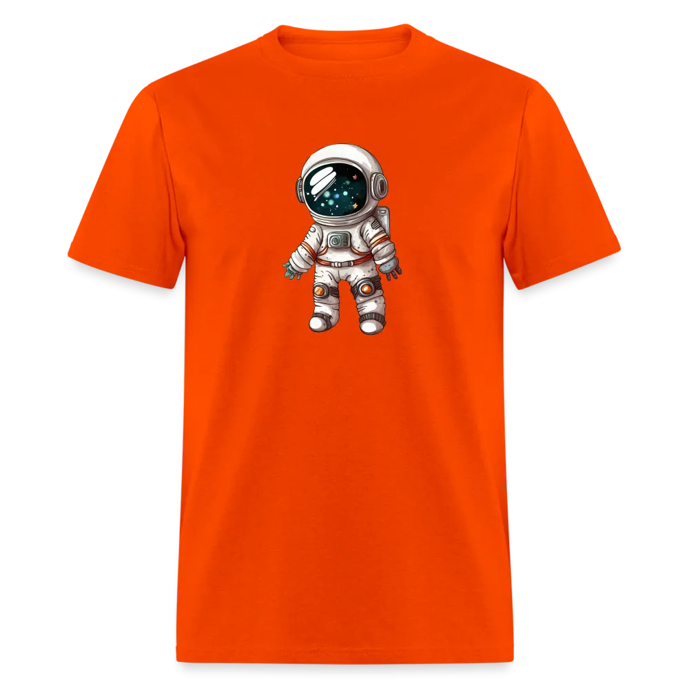 "Cosmic Voyager: Adorable Spaceman" 100% Cotton Unisex T-Shirt