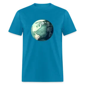 "Earth Buddy: Charming Globe" 100% Cotton Unisex T-Shirt