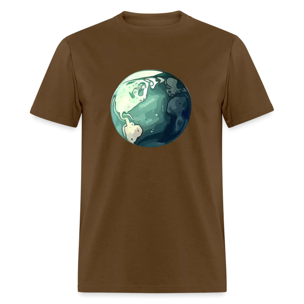 "Earth Buddy: Charming Globe" 100% Cotton Unisex T-Shirt