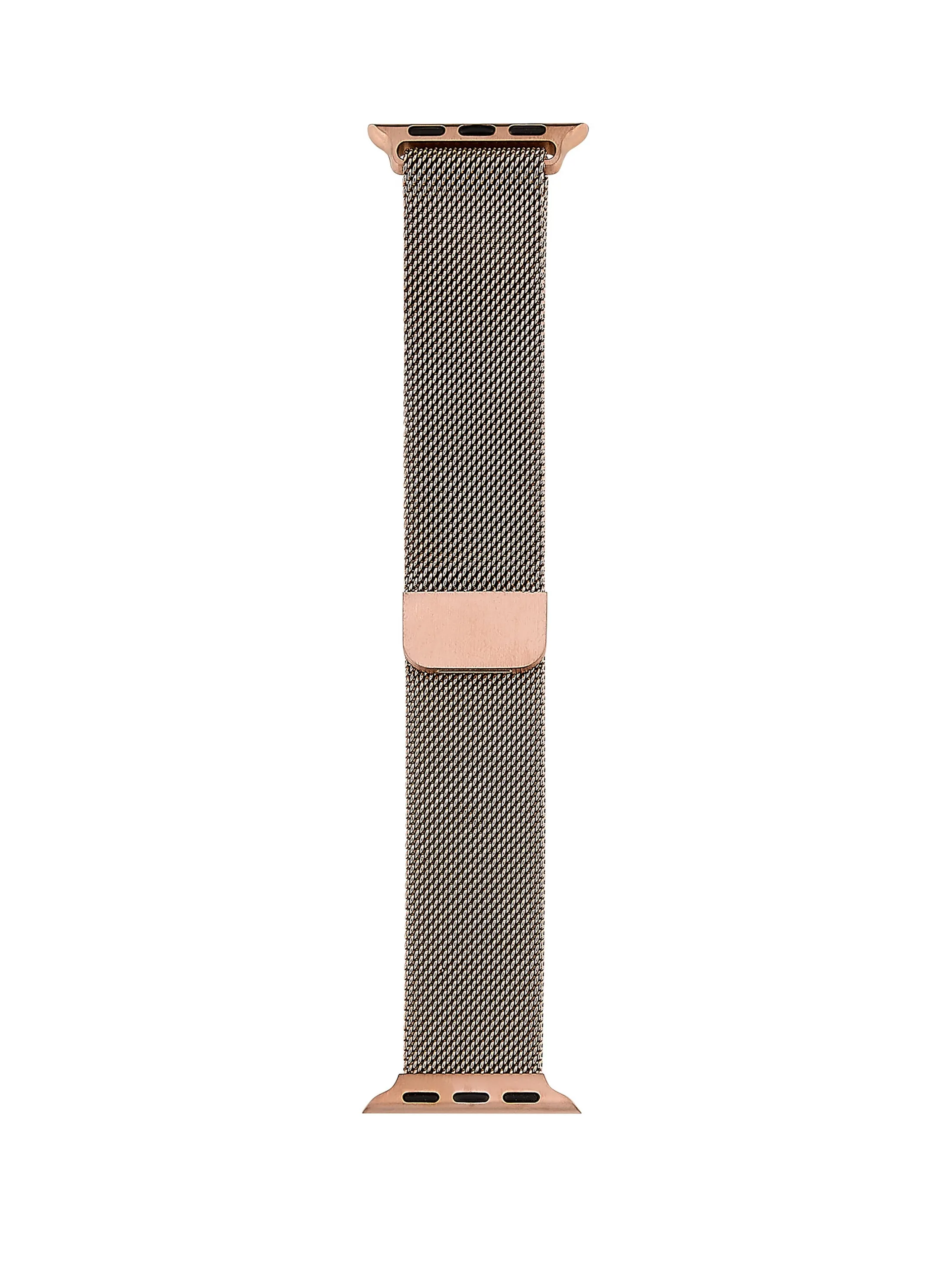 Rae Dunn Watch Bands Set of 3, compatible with Apple Watch 38mm 40mm Silicone, Link, Mesh in Rose Gold