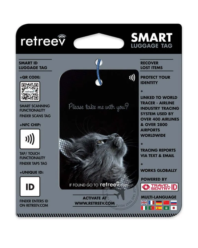 Retreev Smart Luggage Tag CAT