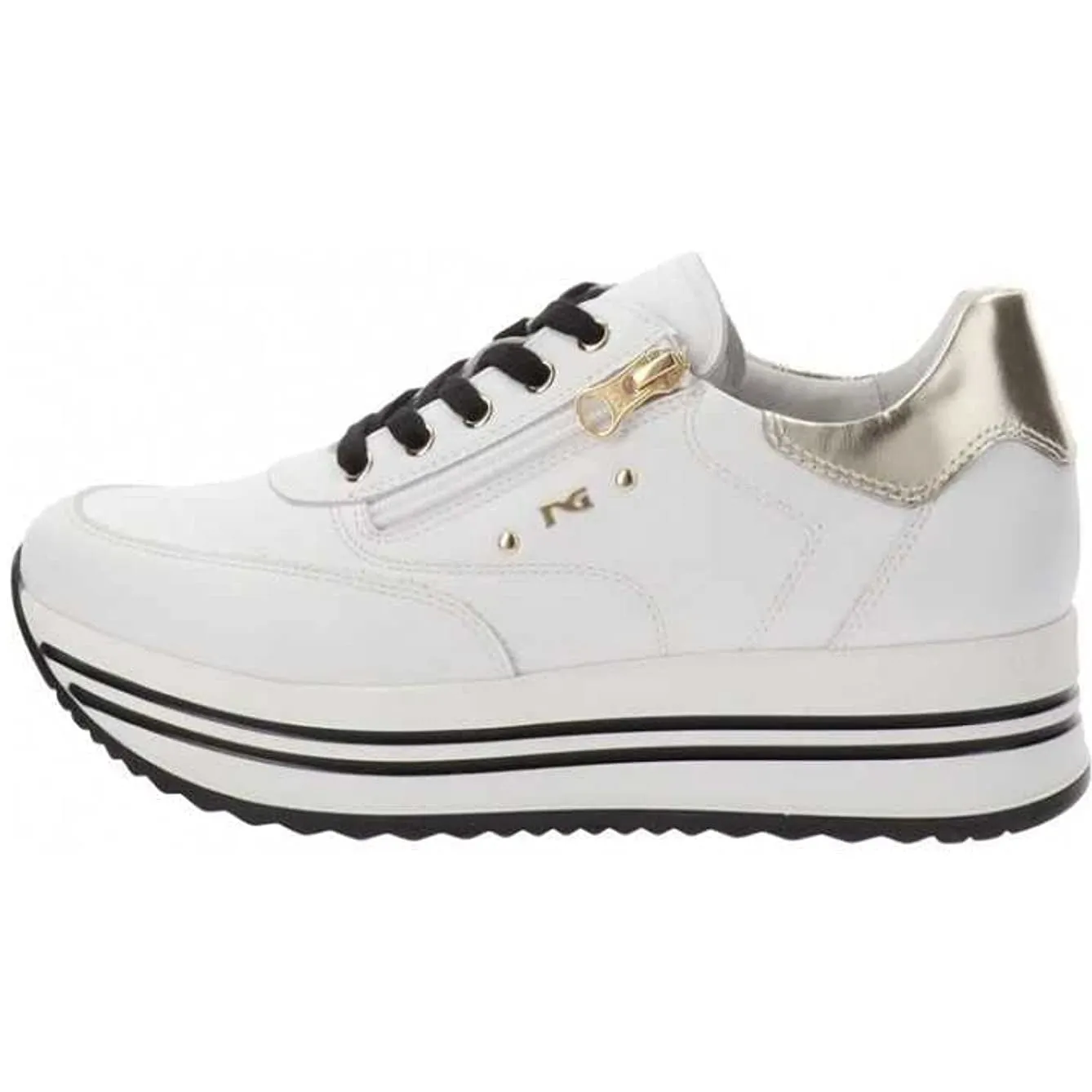 Scarpe casual da Donna - NERO GIARDINI Art. I205270D 707 bianco in pelle