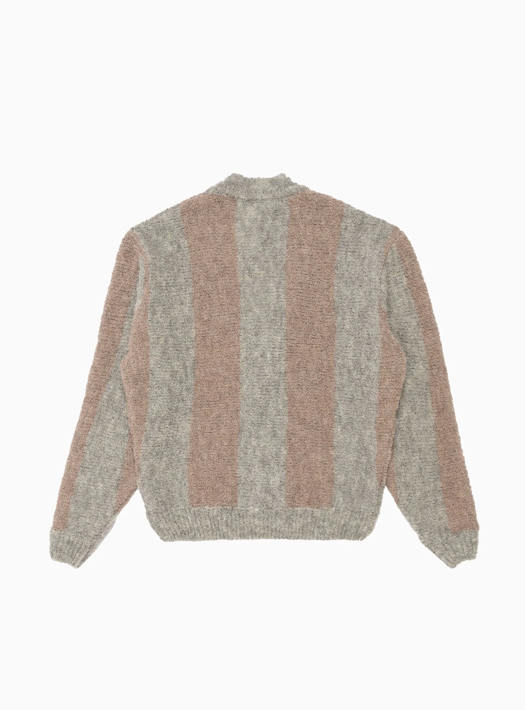 Sport Cardigan Brown Biscuit Stripe