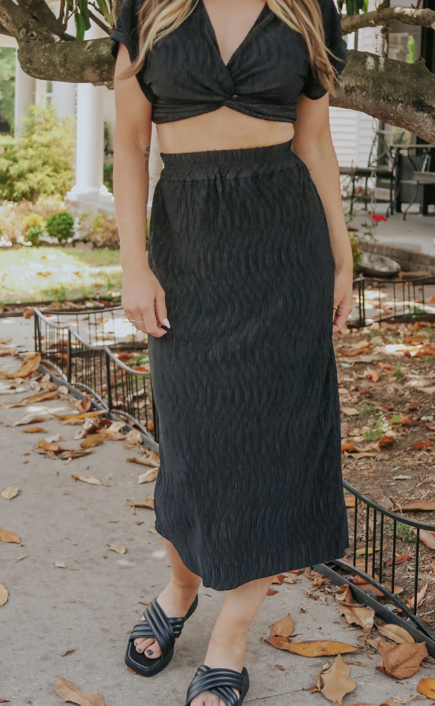 sweet lullaby skirt - black