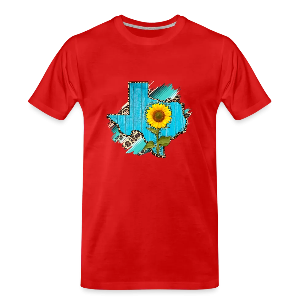 Texan Sunflower: Blossoming Pride in the Lone Star State Premium Organic Tee