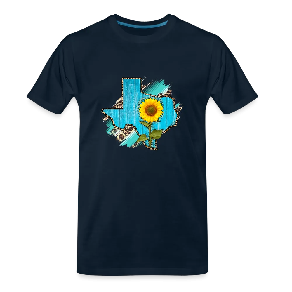 Texan Sunflower: Blossoming Pride in the Lone Star State Premium Organic Tee