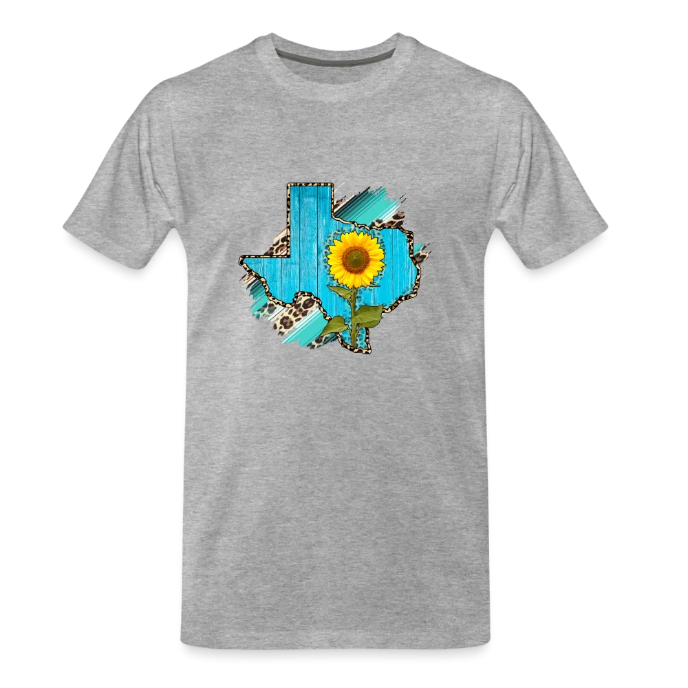 Texan Sunflower: Blossoming Pride in the Lone Star State Premium Organic Tee