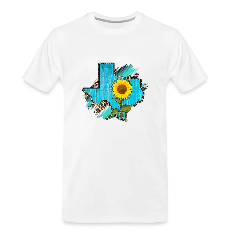 Texan Sunflower: Blossoming Pride in the Lone Star State Premium Organic Tee