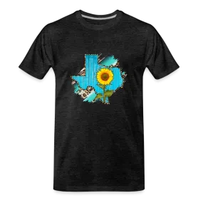 Texan Sunflower: Blossoming Pride in the Lone Star State Premium Organic Tee