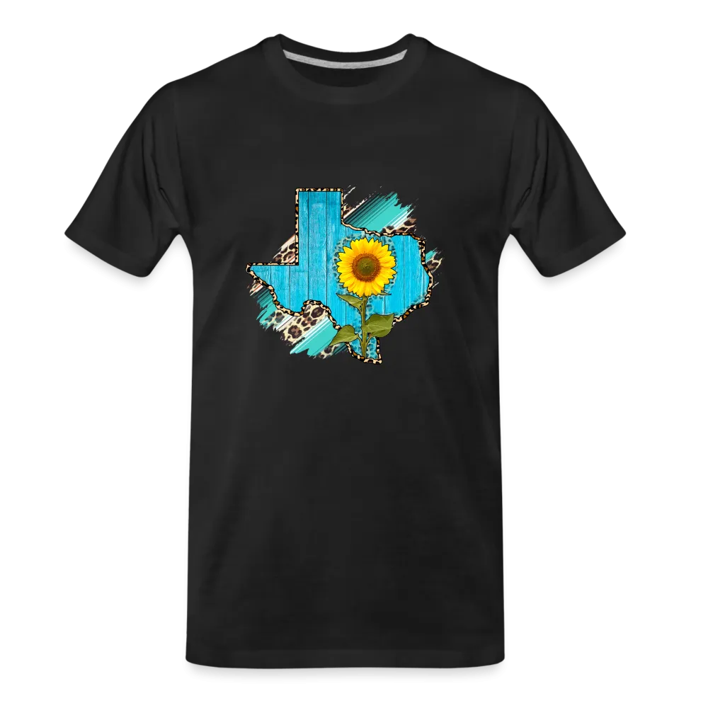 Texan Sunflower: Blossoming Pride in the Lone Star State Premium Organic Tee