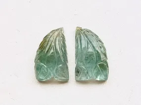 Tourmaline Carvings Set 15