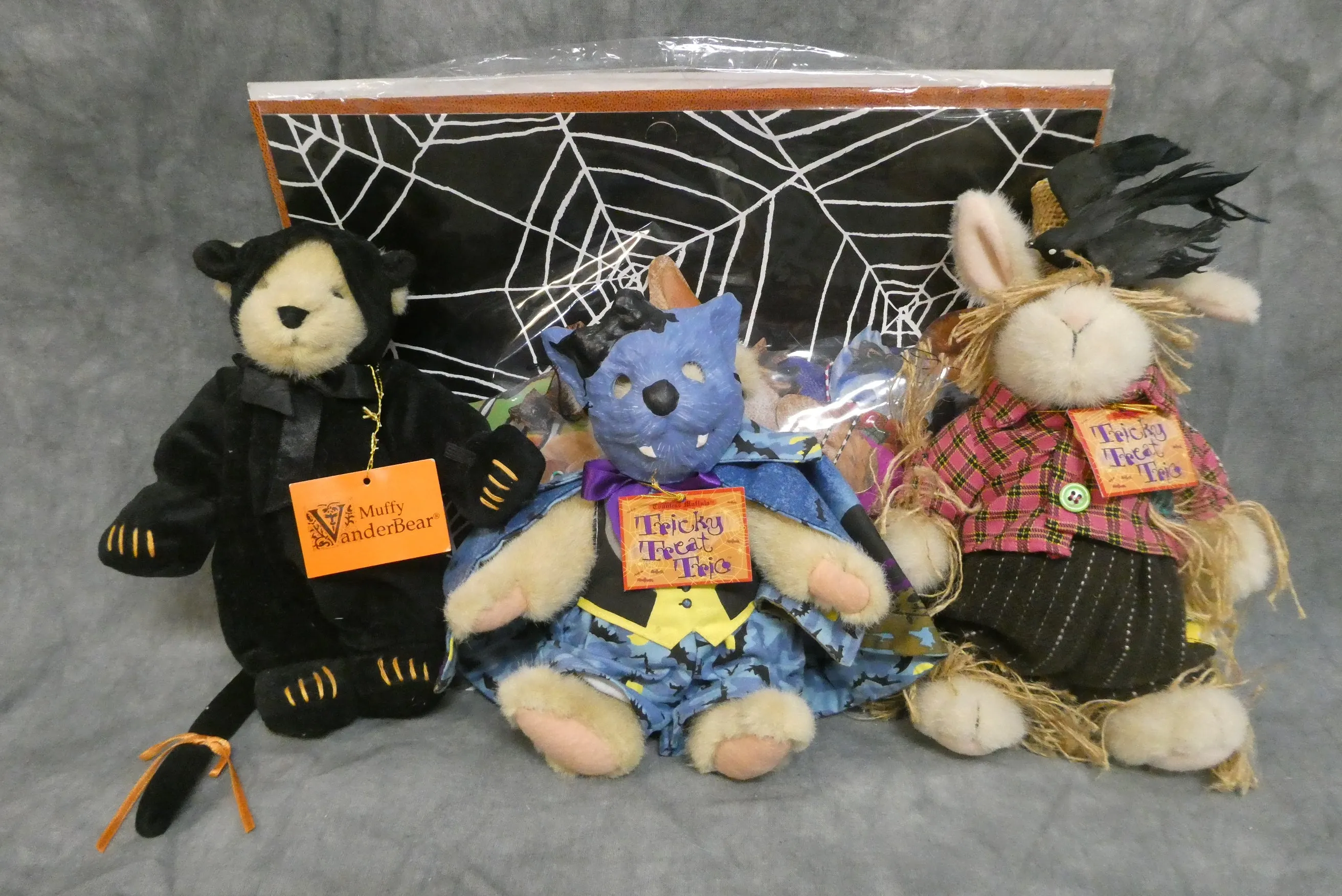 Tricky Treat Trio Muffy VanderBear & Hoppy Hare   More!