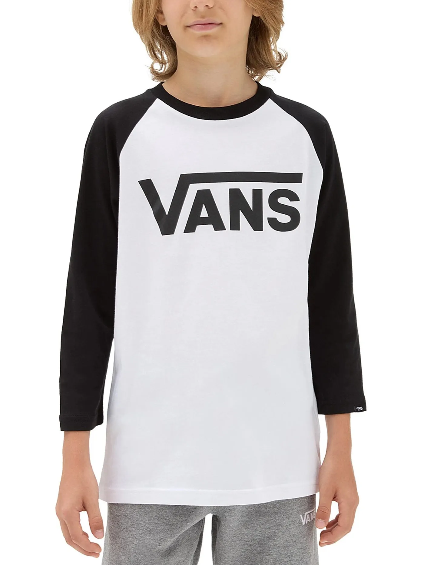 Vans Classic Raglan Long Sleeve T-Shirt (Boys 7-14)