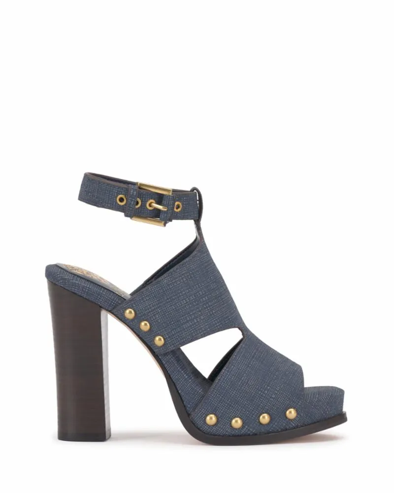 Vince Camuto CRYSTEL ELEMENTAL BLUE/LINEN EMBOSSED